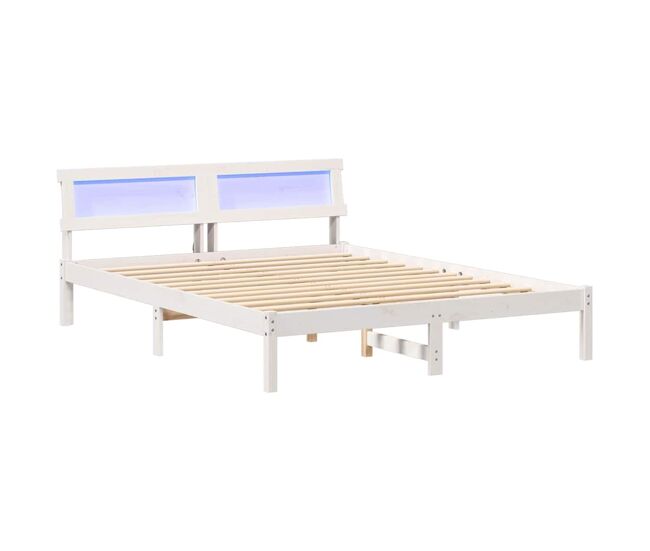 Estructura de cama doble matrimonial - 160 x 200 cm madera de pino macizo