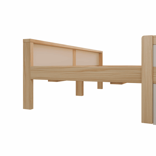 Cama infantil 140x200 cm - cabeceira com orelhas de gato, iluminação LED RGB, base de colchão, gaveta e espaço de arrumação montáveis à esquerdadireita, grades de segurança - branco e carvalho