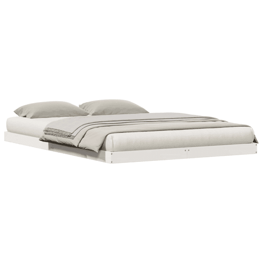Estrutura de cama de chão Branco 213.5 x 104 x 9 cm