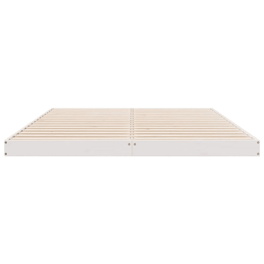 Estrutura de cama de chão Branco 213.5 x 104 x 9 cm