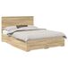 Estructura de cama matrimonial Estructura de cama matrimonial Madera Clara