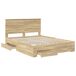 Estructura de cama matrimonial Estructura de cama matrimonial Madera Clara