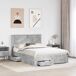 Estructura de cama matrimonial Estructura de cama matrimonial Gris