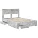Estructura de cama matrimonial Estructura de cama matrimonial Gris