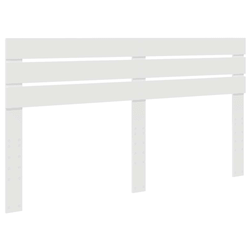 Estrutura da Cama de casal simple com cabeceira Branco 180 x 200 cm Estrutura da Cama de casal simple com cabeceira Branco 180 x 200 cm