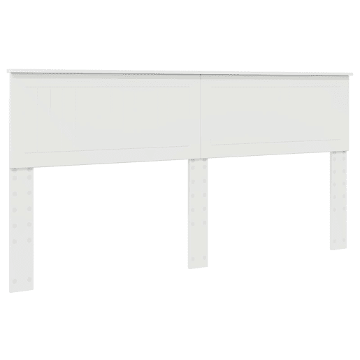 Estrutura da Cama de casal simple com cabeceira Branco 180 x 200 cm Estrutura da Cama de casal simple com cabeceira Branco 180 x 200 cm