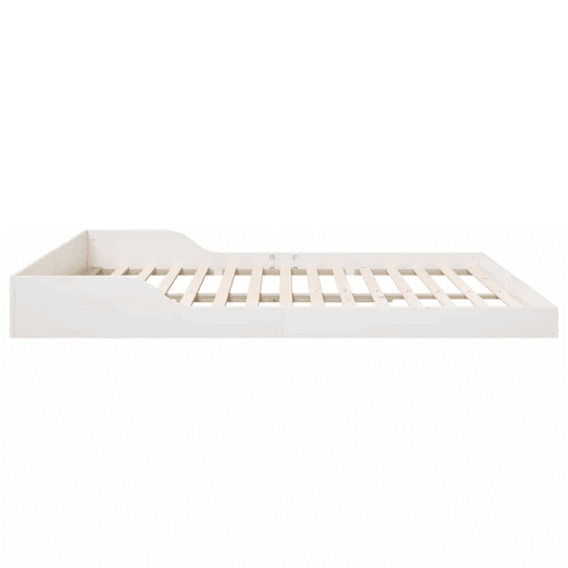 Estrutura De Cama De Casal Simple - Branco 180 x 220 cm Estrutura De Cama De Casal Simple - Branco 180 x 220 cm