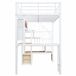 Cama alta para niños Cama alta para niños Blanco