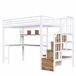Cama alta para niños Cama alta para niños Blanco