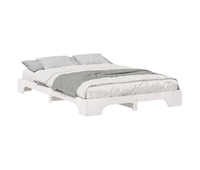 Estructura de cama doble matrimonial - 140 x 210 cm madera de pino macizo