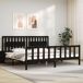 Estructura de cama matrimonial Estructura de cama matrimonial Negro