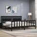 Estructura de cama matrimonial Estructura de cama matrimonial Negro