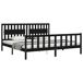 Estructura de cama matrimonial Estructura de cama matrimonial Negro