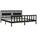 Estructura de cama matrimonial Estructura de cama matrimonial Negro