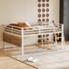 Cama alta para niños 245x176 Cama alta para niños 245x176 Blanco