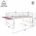Cama alta para niños 245x176 Cama alta para niños 245x176 Blanco
