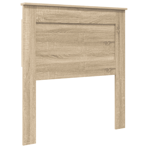 Estrutura de cama de solteiro moderno com cabeceira - Carvalho Sonoma 75 x 190 cm Estrutura de cama de solteiro moderno com cabeceira - Carvalho Sonoma 75 x 190 cm