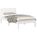 Estructura de cama individual para adultos Estructura de cama individual para adultos Blanco