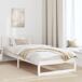 Estructura de cama individual para adultos Estructura de cama individual para adultos Blanco