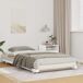 Estructura de cama simple para adultos Estructura de cama simple para adultos Blanco