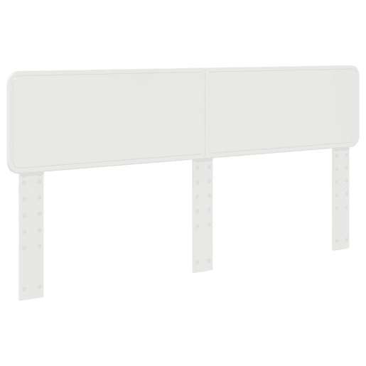 Estrutura da Cama de casal simple com cabeceira Branco 180 x 200 cm Estrutura da Cama de casal simple com cabeceira Branco 180 x 200 cm