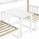 Cama alta para niños Cama alta para niños Natural/ Blanco