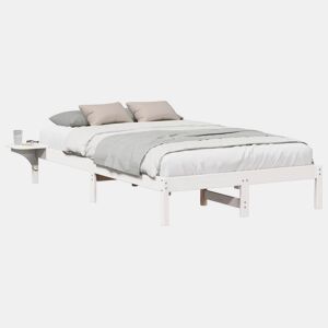 Estrutura De Cama De Casal Simple - Branco 140 x 190 cm