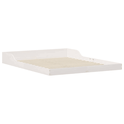 Estrutura De Cama De Casal Simple - Branco 160 x 220 cm Estrutura De Cama De Casal Simple - Branco 160 x 220 cm