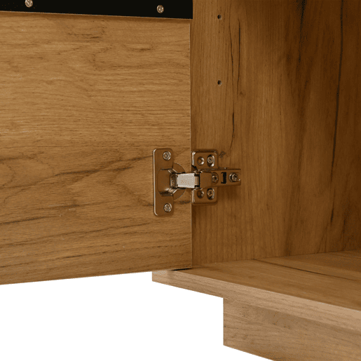Aparador com 3 Portas e Design sem Puxadores