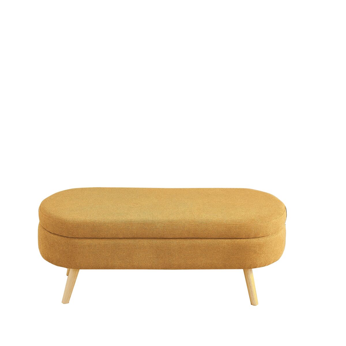 Bancos tapizados 110x40 Amarillo