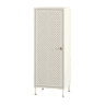 Sapateira Coleraine 1 porta 115x43x35 cm branco creme en.casa