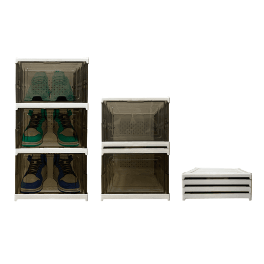 Sapateira Dobrável 3 Níveis 54x25x35 cm Nyana Home | Caixa de Sapatos | Organizador de Calçado
