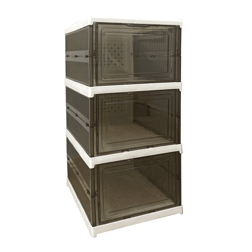 Sapateira Dobrável 3 Níveis 54x25x35 cm Nyana Home | Caixa de Sapatos | Organizador de Calçado