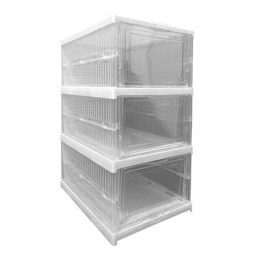 Sapateira Dobrável 3 Níveis 54x25x35 cm Nyana Home | Caixa de Sapatos | Organizador de Calçado