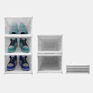 Sapateira Dobrável 3 Níveis 54x25x35 cm Nyana Home | Caixa de Sapatos | Organizador de Calçado