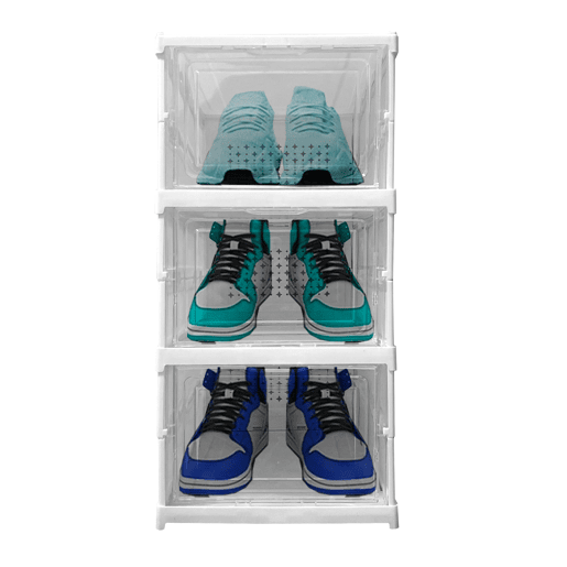 Sapateira Dobrável 3 Níveis 54x25x35 cm Nyana Home | Caixa de Sapatos | Organizador de Calçado