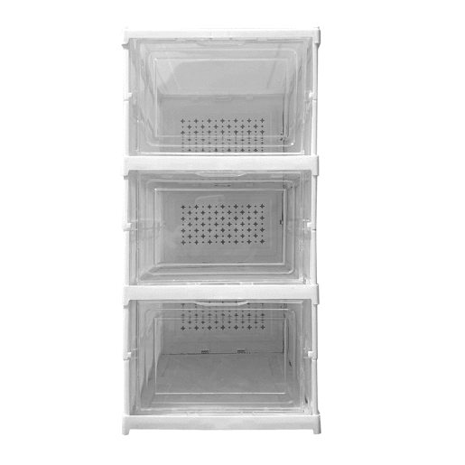 Sapateira Dobrável 3 Níveis 54x25x35 cm Nyana Home | Caixa de Sapatos | Organizador de Calçado