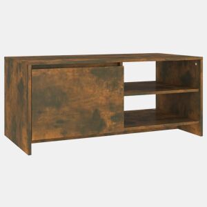 Mesa de Centro, Mesa baixa, 102x50x45 cm derivados madeira carvalho fumado