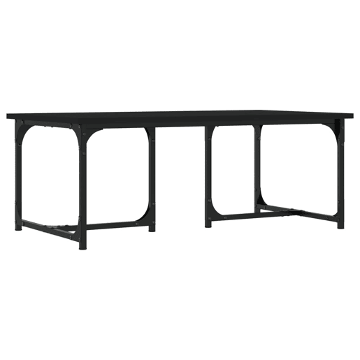 Mesa de Centro, Mesa baixa, 90x50x35 cm derivados de madeira preto Mesa de Centro, Mesa baixa, 90x50x35 cm derivados de madeira preto