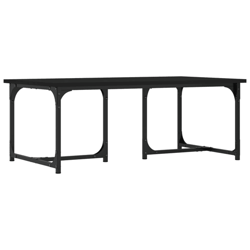 Mesa de Centro, Mesa baixa, 90x50x35 cm derivados de madeira preto Mesa de Centro, Mesa baixa, 90x50x35 cm derivados de madeira preto