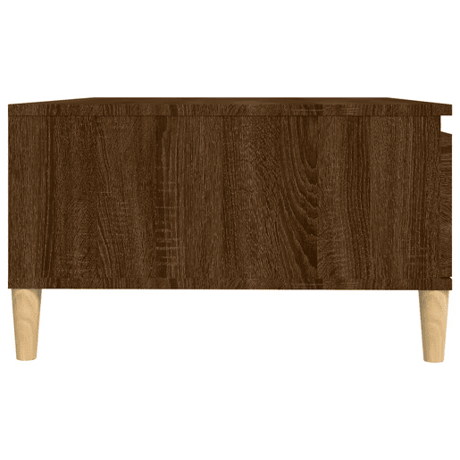 Mesa de Centro, Mesa baixa, 90x60x35 cm derivados madeira carvalho castanho