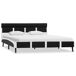 Estructura De Cama Doble Matrimonial 165x210 Estructura De Cama Doble Matrimonial 165x210 Blanco/ Negro