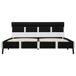 Estructura De Cama Doble Matrimonial 165x210 Estructura De Cama Doble Matrimonial 165x210 Blanco/ Negro