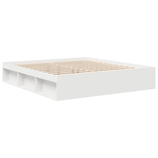 Estrutura de Cama de casal simple 200x200 cm branco Estrutura de Cama de casal simple 200x200 cm branco