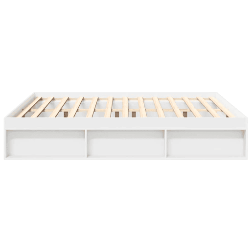 Estrutura de Cama de casal simple 200x200 cm branco Estrutura de Cama de casal simple 200x200 cm branco