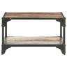 Mesa de Centro, Mesa baixa, 60x60x35 cm madeira recuperada maciça