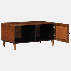 Mesa de Centro, Mesa baixa, Castanho 80 x 50 x 40 cm Madeira de manga maciça