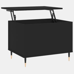 Mesa de Centro, Mesa baixa, 60x44,5x45 cm derivados de madeira preto