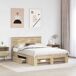 Estructura de cama matrimonial Estructura de cama matrimonial Madera Clara