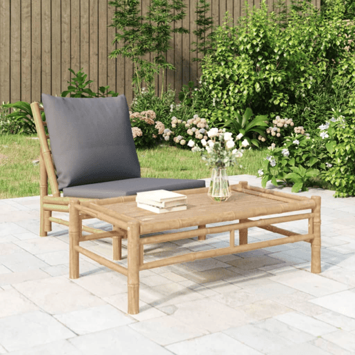 Mesa de Centro, Mesa baixa, para jardim 100x55x33 cm bambu